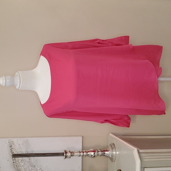 Chaus NWT Size Medium Hot Pink Blouse! 💟💟💟 - Picture 10 of 16